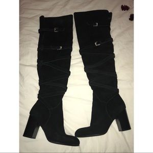 OTK Black Suede Boots
